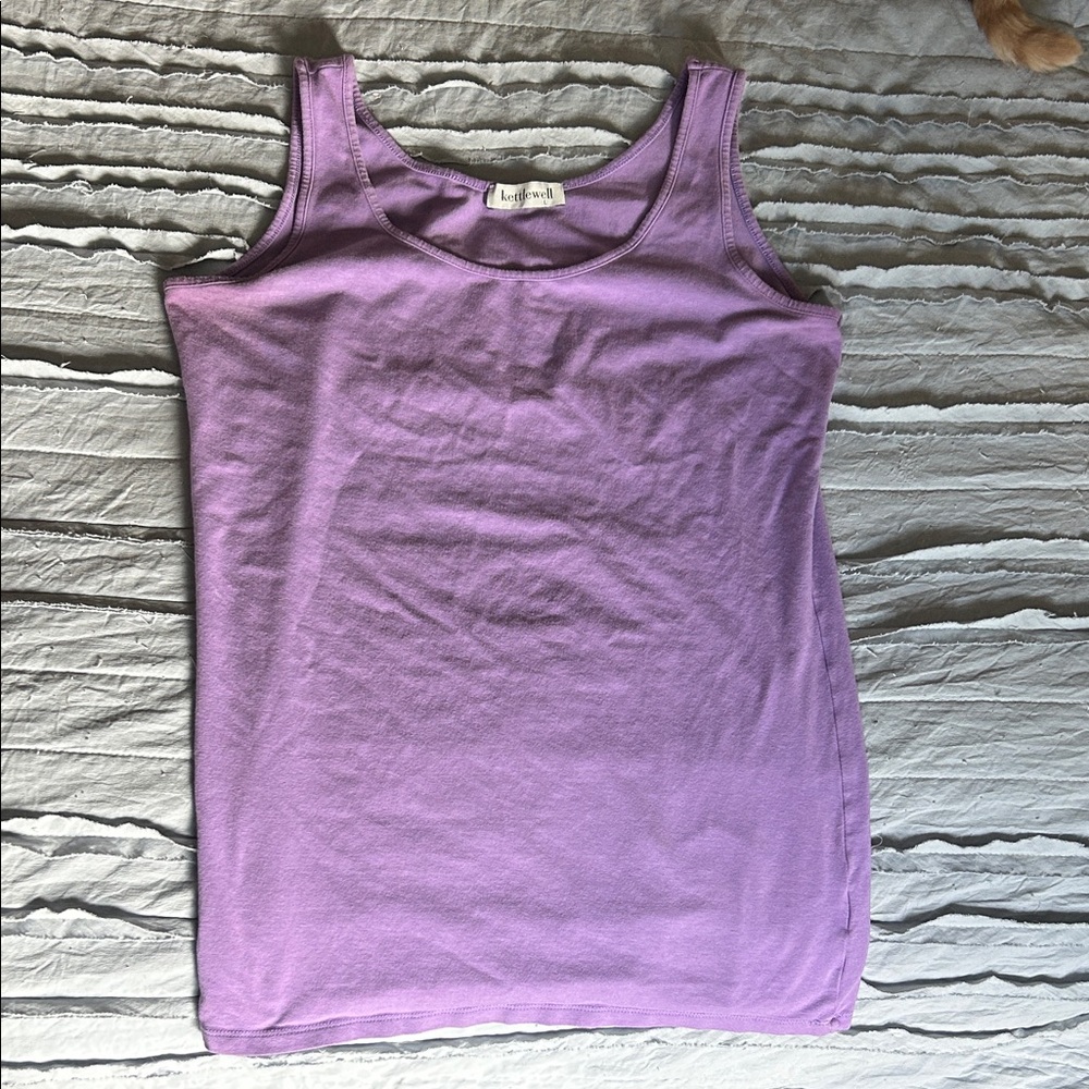 Purple Kettlewell Sleeveless Tank Top Size Large Casual